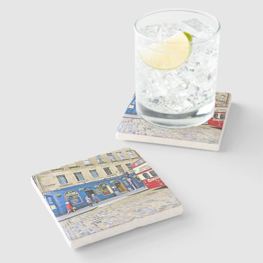 Edinburgh, Schottland Steinuntersetzer (Seitenansicht)