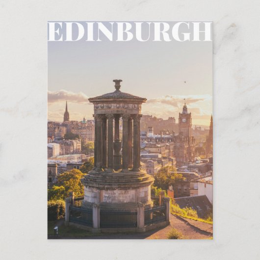 Edinburgh, Schottland, UK Postkarte (Vorderseite)