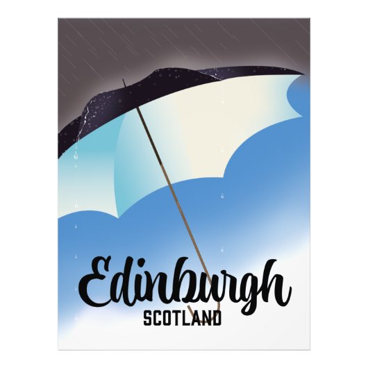 Edinburgh Schottland Umbretto Fotodruck (Vorne)