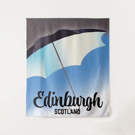 Edinburgh Schottland Umbretto Wandteppich (Vorderseite)