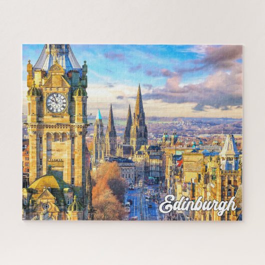 Edinburgh, Schottland, Vereinigtes Königreich Puzzle (Horizontal)