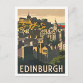 Edinburgh Schottland Vintag Berühmter Reiseort Postkarte (Vorderseite)