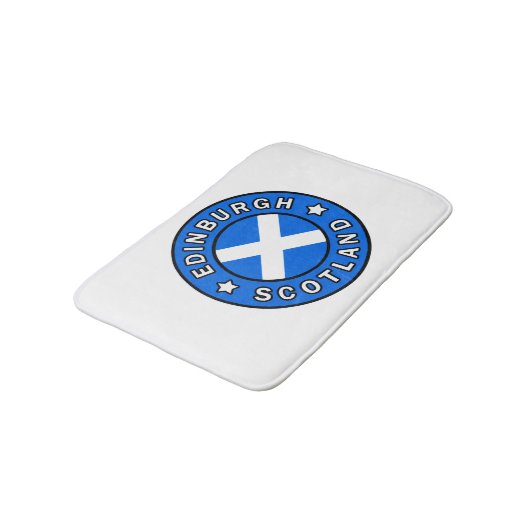 Edinburgh Scotland Badematte (Schrägansicht)