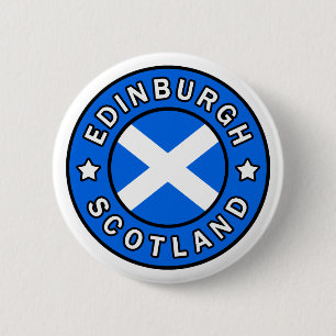 Edinburgh Scotland Button