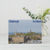 Edinburgh, Scotland Card (Stehend Vorderseite)