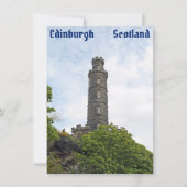 Edinburgh, Scotland Card (Vorderseite)