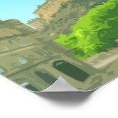 Edinburgh Scotland Castle Vereinigtes Königreich V Poster (Ecke)