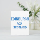 Edinburgh Scotland Designs Postkarte (Stehend Vorderseite)
