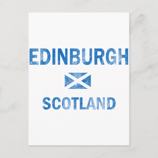 Edinburgh Scotland Designs Postkarte (Vorderseite)
