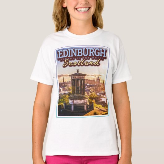 EDINBURGH SCOTLAND - DIE ATHEN DES NORDEN T-Shirt (Vorderseite)