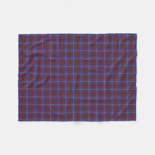 Edinburgh Scotland District Tartan Fleece Blanket (Vorderseite (Horizontal))