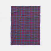 Edinburgh Scotland District Tartan Fleece Blanket (Vorderseite)