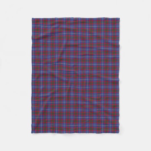Edinburgh Scotland District Tartan Fleece Blanket (Vorderseite)