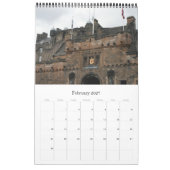 Edinburgh Scotland Kalender (Feb 2027)