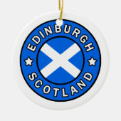 Edinburgh Scotland Keramik Ornament (Vorne)