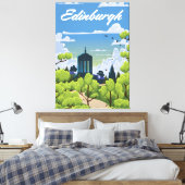 Edinburgh Scotland Leinwanddruck (Insitu (Schlafzimmer))