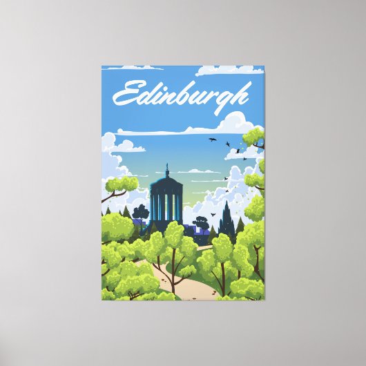 Edinburgh Scotland Leinwanddruck (Vorderseite)