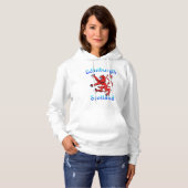 Edinburgh Scotland Lion Rampant Scottish Flag Hoodie (Vorne ganz)