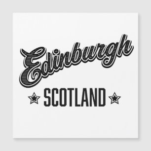 Edinburgh Scotland Magnetkarte