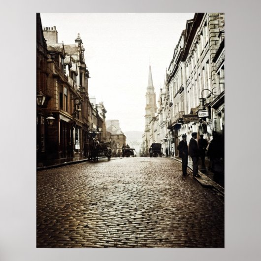 EDINBURGH SCOTLAND MAYBOLE STREET SCENE 1910 POSTER (Vorne)
