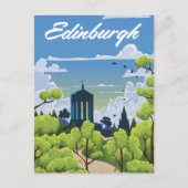 Edinburgh Scotland Postkarte (Vorderseite)