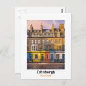 Edinburgh Scotland Postkarte (Vorne/Hinten)