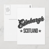 Edinburgh Scotland Postkarte (Vorne/Hinten)