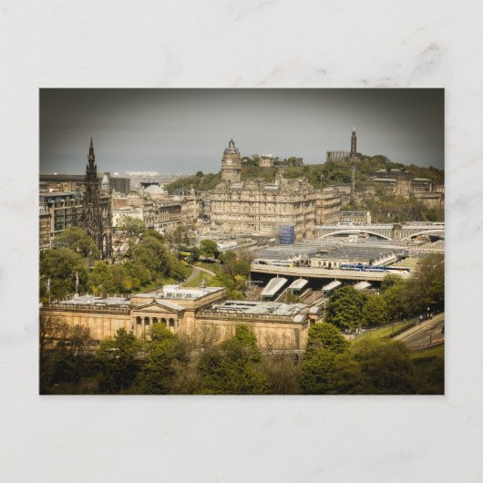 Edinburgh Scotland Postkarte (Vorderseite)