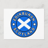 Edinburgh Scotland Postkarte (Vorderseite)