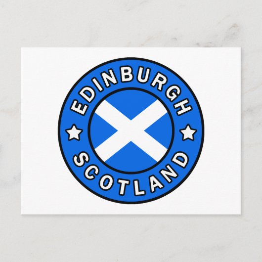 Edinburgh Scotland Postkarte (Vorderseite)