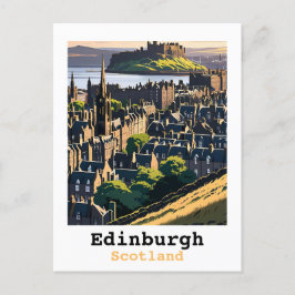 Edinburgh Scotland Postkarte