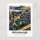 Edinburgh Scotland Postkarte (Vorderseite)