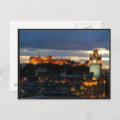 Edinburgh Scotland Postkarte (Vorne/Hinten)