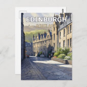 Edinburgh Scotland Postkarte (Vorne/Hinten)