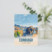 Edinburgh Scotland Postkarte (Stehend Vorderseite)