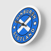 Edinburgh Scotland Runde Wanduhr (Winkel)