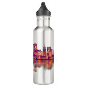 Edinburgh Scotland Skyline Edelstahlflasche (Rechts)