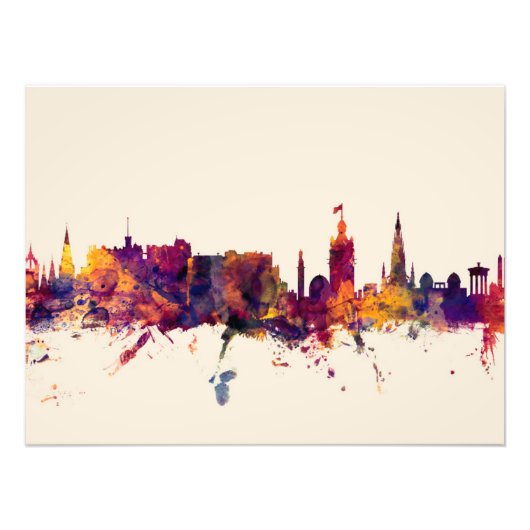 Edinburgh Scotland Skyline Fotodruck (Vorne)