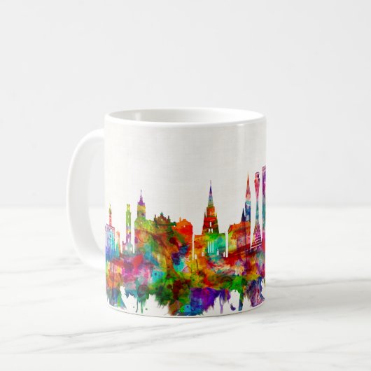 Edinburgh Scotland Skyline Kaffeetasse (Vorderseite Links)