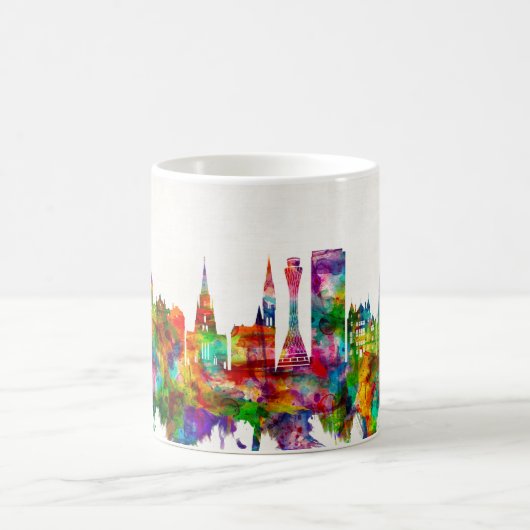 Edinburgh Scotland Skyline Kaffeetasse (Mittel)
