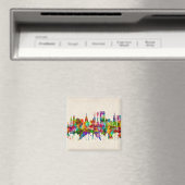 Edinburgh Scotland Skyline Magnet (In Situ (Geschirrspüler))