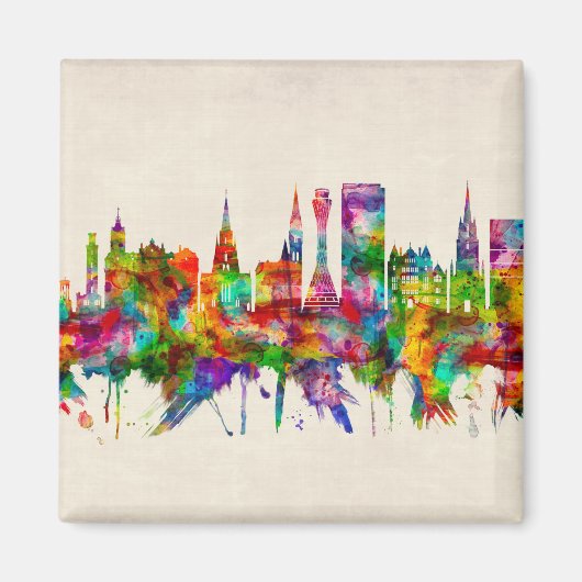 Edinburgh Scotland Skyline Magnet (Vorne)