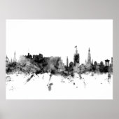 Edinburgh Scotland Skyline Poster (Vorne)