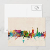 Edinburgh Scotland Skyline Postkarte (Vorne/Hinten)