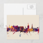 Edinburgh Scotland Skyline Postkarte (Vorne/Hinten)