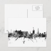 Edinburgh Scotland Skyline Postkarte (Vorne/Hinten)
