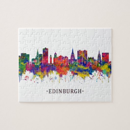 Edinburgh Scotland Skyline Puzzle (Horizontal)