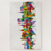 Edinburgh Scotland Skyline Puzzle (Vertikal)