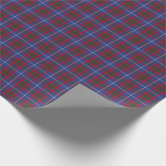 Edinburgh Scotland Tartan Pattern Geschenkpapier (Ecke)