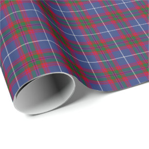 Edinburgh Scotland Tartan Pattern Geschenkpapier